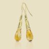 Citrine Briolettes 1778ctw with Accent Diamonds in 18kt Yellow Gold