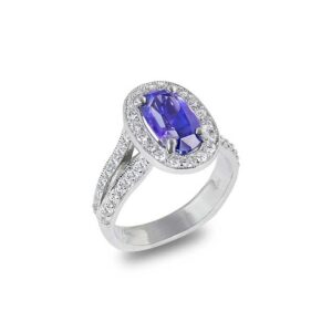 NH 4.09ct blue sapphire