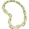 Nephrite and pearl 18kt 34 inches can be made into varios legths 1 1