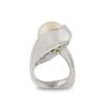 Pearl 14mm round .48ct diamond