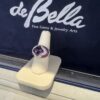 18k Ameythst Gadi Ring with Ruby & Diamond